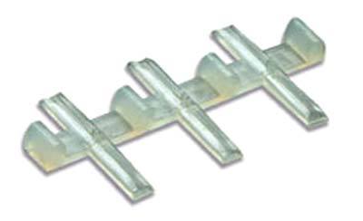 PECSL-11:  H0 - Code 100 - Geïsoleerde railverbinders - verpakt per 12 stuks