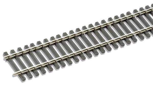 PECSL-8300: H0 - Code 83 - Flexrail met houten bielzen, nikkel zilver - L=914 mm