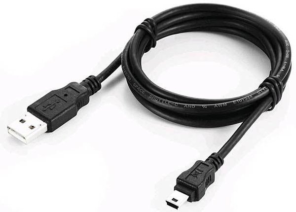 DR60871: USB kabel  zwart - 1 meter