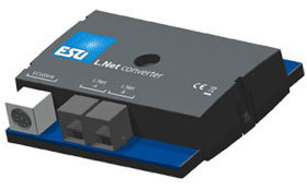 ES50097: LocoNet adapter voor het verbinden van LocoNet handregelaars aan de ECoS