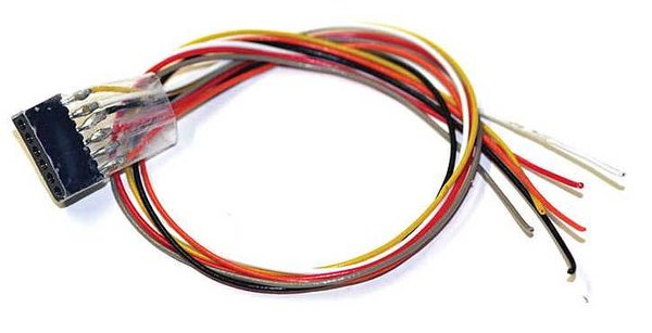 ES51951: Adapterkabel met 6-polige NEM 651 connector DCC - 300 mm