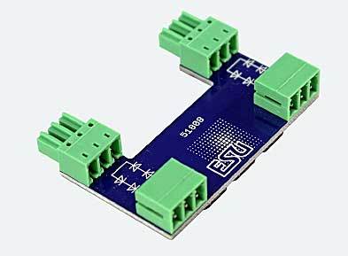 ES51808: Switch Pilot extension adapter voor ABC remsecties - 2 stuks (4 remsecties)