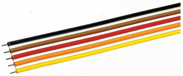 RO10625: Flat-cable - 5-polig - 0,7 qmm - 10 m