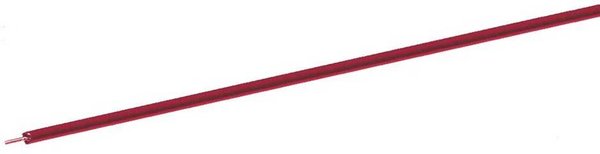 RO10632: 1-polige kabel - rood - 0,7 qmm - 10 m