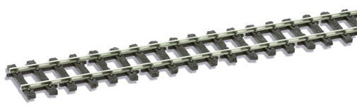 PECSL-500: 0n30 - code 100 - Flexrail met houten bielzen - L=914 mm, nickel zilver