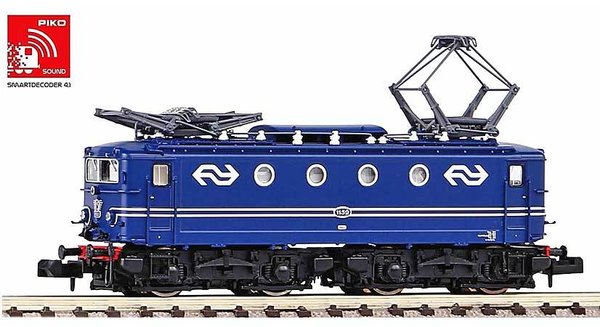 PK40371: N - Elektrische locomotief NS 1100, digitaal met geluid, 2-rail(gelijkstroom), NS (IV)