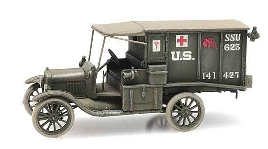 AR6870308: Kant en klaar: WW I US T-Ford ambulance - 1:87