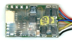 ZIMX64V5: H0 - Locdecoder DCC 1,8A - cruise control, SUSI, 8 functie-uitgangen 5V