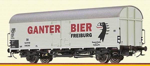 BR47639: Noviteit: H0 - 2-assige Koelwagen Tnfs 38 Ganter Bier Freiburg, DB (III)