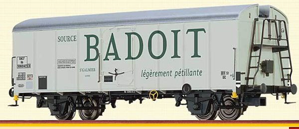 BR48348: Noviteit: H0 - 2-assige Koelwagen, type If, Evian en Badoit, SNCF (III)
