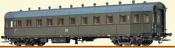 BR45328: H0 - 4-assig Personenrijtuig 2e klas, type B4Ü, DR (III)
