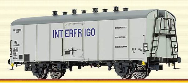 BR67119: Noviteit: N - 2-assige Koelwagen  UIC Standard 1 Interfrigo, DB (III)