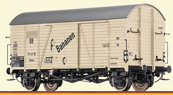 BR47946: H0 - 2-assige Gesloten Goederenwagen, type Twrso, BANANEN, DR (III)