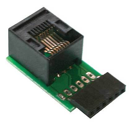 UITVERKOCHT: TE44-09100-01: S88-A-BL: S88-N adapter, connector links - richting volgende module