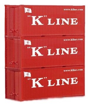 PK56220: H0 - Set van 3 containers K-Line