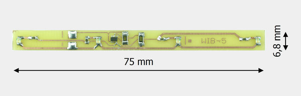 TE54-02016-01: WIB-5: Binnenverlichting voor wagons en Faller Car System, 4 led's - geel