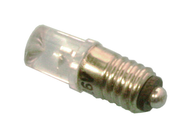 TE81-40321-02: LED met lampvoetje Cylinder - 5 mm (E5.5) 16-22V 12-18mA Warmwit - 2 stuks