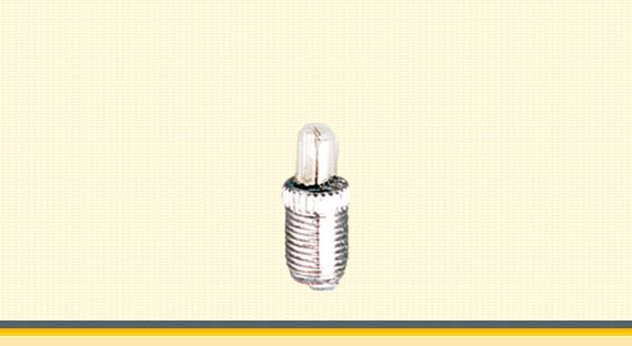 BR3252: Lampje met schroeffitting - M 3,5 x 0,35 mm - 16V/30mA - helder