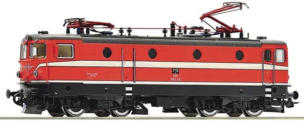 RO70454: Noviteit: H0 - Elektrische locomotief Rh 1043, digitaal met geluid,...