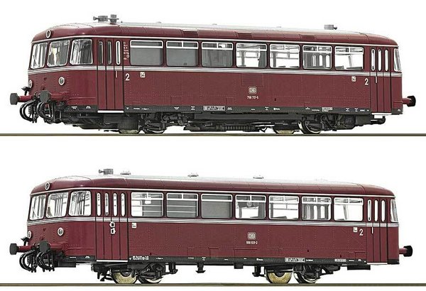 RO52635: H0 - 2-delige Railbus BR798/998, digitaal met geluid, 2-rail(gelijkstroom),...