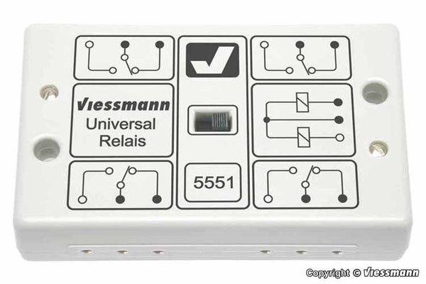 VI5551: Universeel relais - 4 omschakelcontacten - stroomopname = 300mA