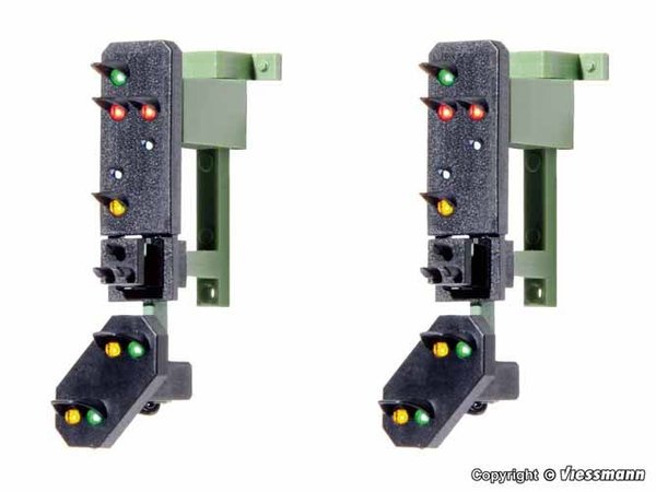 VI4751: H0 - Lichtseinkoppen met voorsein en Multiplex technologie - 2 stuks