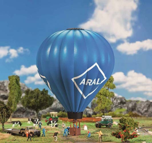 FA131001: H0 - Heteluchtballon met gasvlam (Ø 170 x 228 mm) (V)