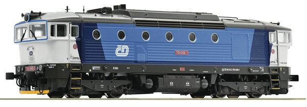 RO71024: H0 - Diesellocomotief Rh 754, digitaal met geluid, 2-rail(gelijkstroom), CD (VI)
