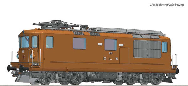 RO73824: Noviteit: H0 - Elektrische Locomotief Re 4/4 169, analoog, gelijkstroom, BLS (IV) *wk45-202
