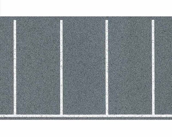 FA170633: H0 - Straatfolie - rechte parkeerplaatsen (1000 x 80 mm)