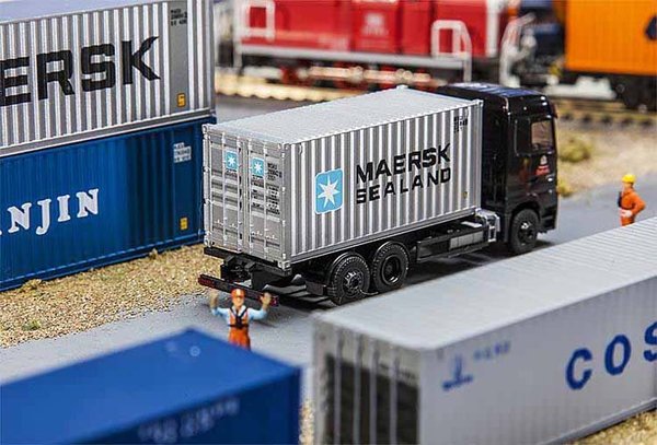 FA180823: H0 - 20ft Container MAERSK SEALAND (69,5 x 28 x 30 mm) (V)