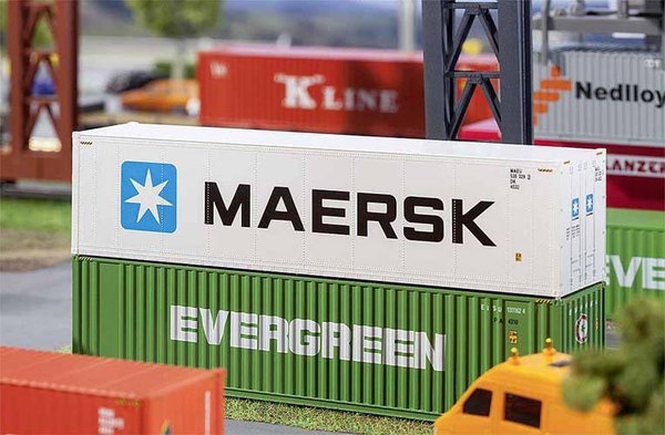 FA180847: H0 - 40ft Hi-Cube Container MAERSK (140 x 28 x 33 mm) (V)