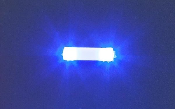 FA163761: H0 - FCS: Knipperlicht elektronica, L=13,5 mm - blauw (voor personenauto en SUV)