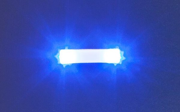 FA163763: H0 - FCS: Knipperlicht elektronica, L=15,7 mm - blauw (voor transporter)