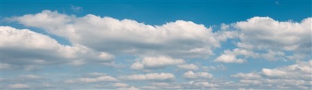 VO46112: H0, N - Achtergrond Wolken, 3-delig (2550 x 480 mm)