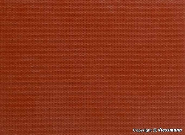 VO47349: N - Kunststof Decorplaat: Rode Baksteen (149 x 109 mm)