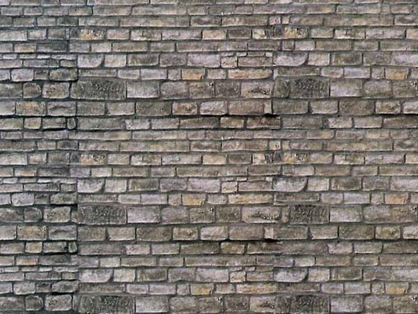 VO47366: N - Kartonnen Decorplaat: Stenen muur, beige-bruin (250 x 125 mm) - 10 stuks