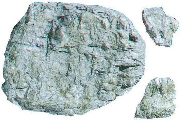 WSCWL-C1235: Gietvorm (12,7 x 17,8 cm) voor plat en groot rotsblok