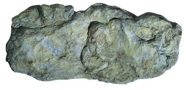 WSCWL-C1242: Gietvorm (26,6 x 12,7 cm) voor gewassen rotsblok