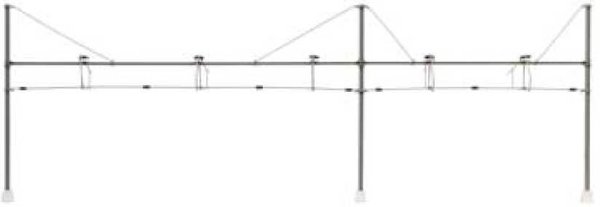 SF133: H0 - Dwarsverbinding voor rolbrug (Märklin/Brawa) - bouwpakket - 1 paar