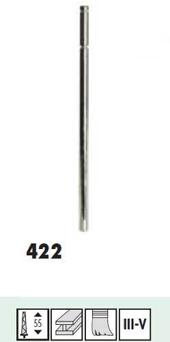SF422: N - Bovenleidingmast zonder uithouder - mat - H=55 mm, DB / ÖBB - 1 stuks