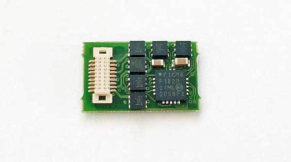 KU82350: Locdecoder N45-18 - DCC/Motorola, 4 functie-uitgangen, cruise-control - Next18 stekker