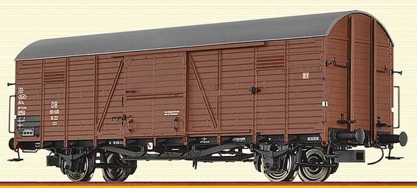 BR50455: H0 - 2-assige Gesloten goederenwagen GL22,  DB (III)