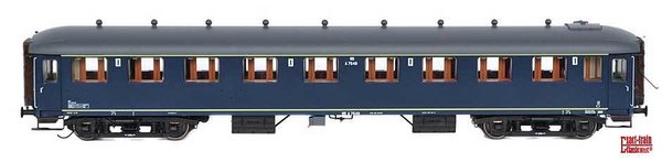 EXT10014: H0 - 4-assig Personenrijtuig A7542 Berlijns blauw, NS (IIIB)