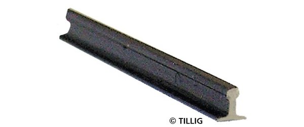TI85500: H0 - code 83: Railstaaf nieuwzilver (gebruneerd) - L=1000 mm - 25 stuks
