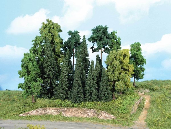 HKI1957: Gemengd bos van bomen en dennen - H=7-18 cm, 20 stuks