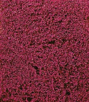 HKI1588: Decovlies Bloemendecor - rood, 28 x 14 cm