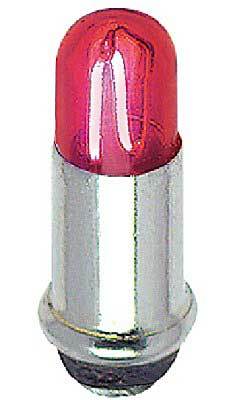 FO6532: Lampje 14V - met steekfitting, 3 mm - rood