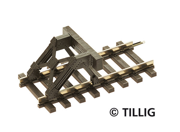 TI82440: H0 - Stootblok (bouwpakket) - zonder rails - 4 stuks