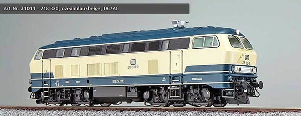 ES31011: H0 ~ Diesellocomotief 218 320, digitaal met geluid, 2-rail(gelijkstroom), digitaal